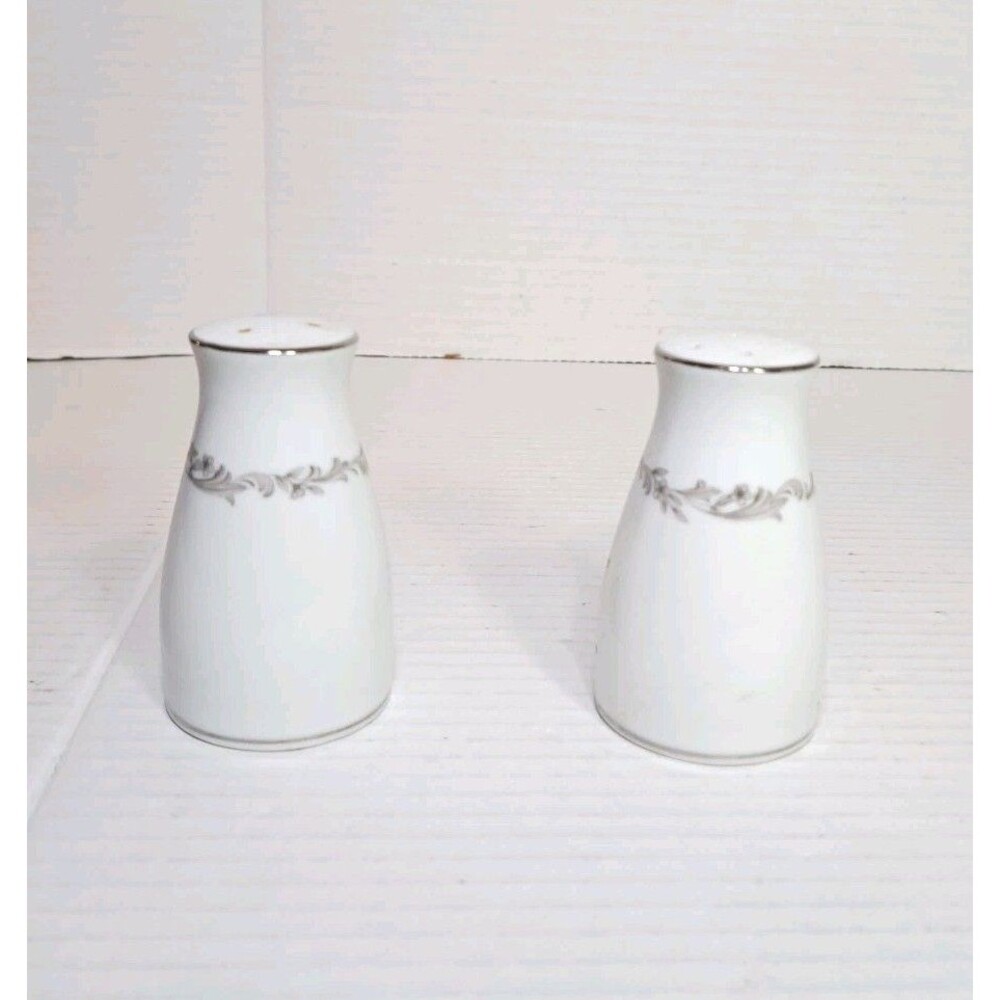 Noritake Crestmont Salt & Pepper Shakers Japan 3.25" Vintage Collectible Set